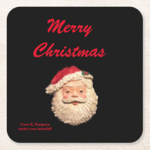 MERRY CHRISTMAS SANTA PAPER UNTERSETZER