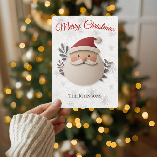 Merry Christmas Santa – Personalized Family  Einladung