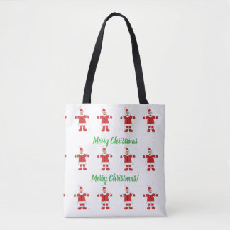 Merry Christmas Santa Tote Tasche