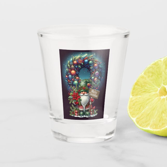 MERRY CHRISTMAS Shot glass Schnapsglas (Vorderseite)