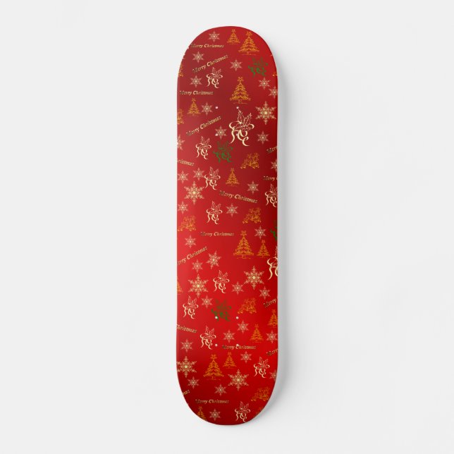 merry christmas skateboard (Vorderseite)