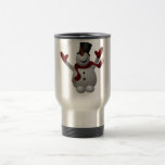 "MERRY CHRISTMAS" SNOWMAN REISEBECHER<br><div class="desc">GLÜCKLICH, KLEINE WINTER MERRY CHRISTMAS SNOWMAN</div>