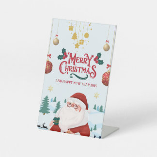 MERRY Christmas Sockelschild