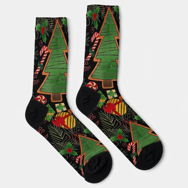 Merry Christmas Socken (Rechts)