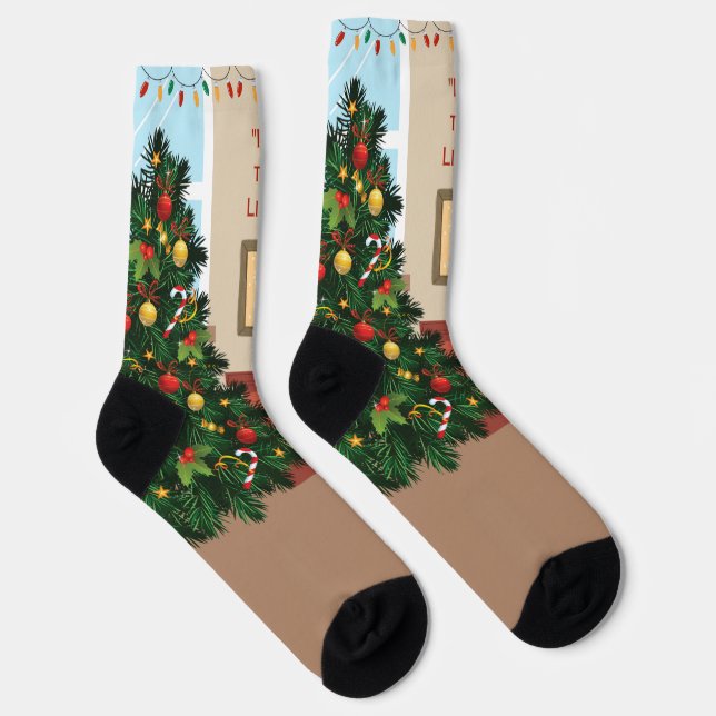 Merry Christmas Socken (Rechts)