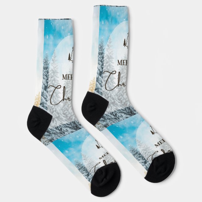 Merry Christmas Socken (Rechts)