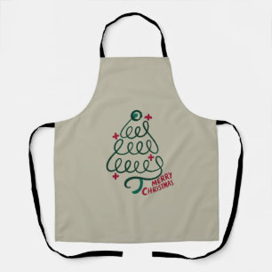 Merry Christmas Stethoscope CNA Medical Worker Schürze