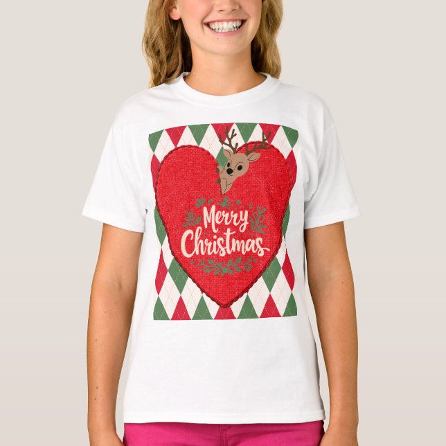 Merry Christmas T-Shirt (Vorderseite)