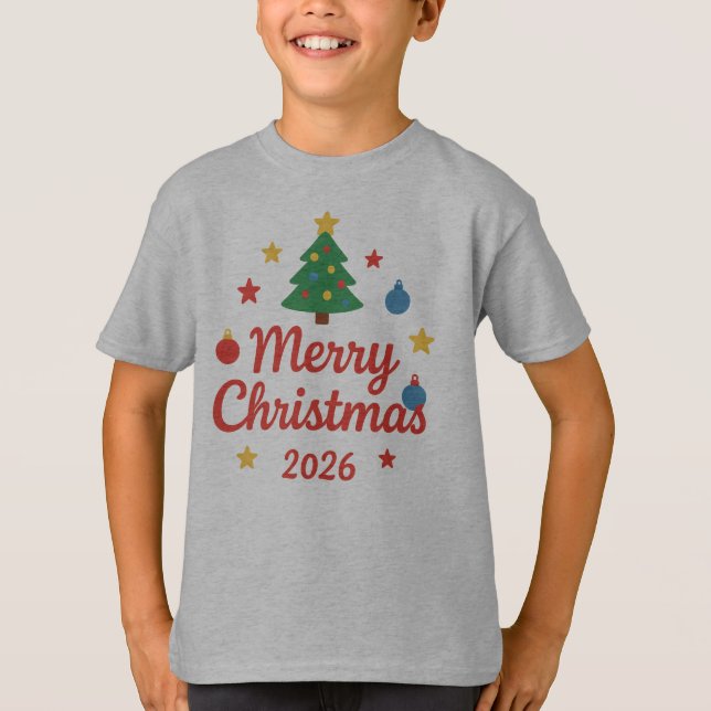  Merry Christmas T-Shirt (Devant)