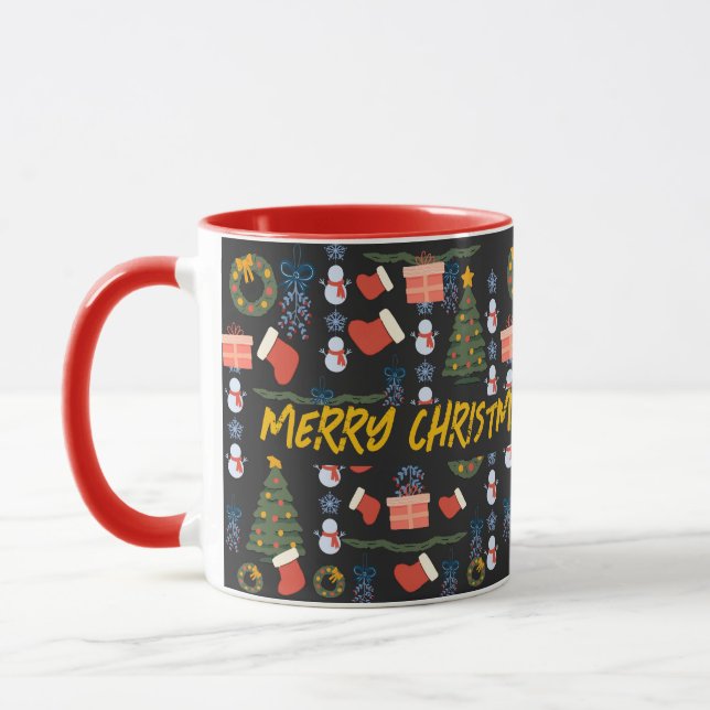 MERRY CHRISTMAS TASSE (Links)