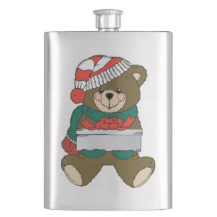 "MERRY CHRISTMAS" TEDDY BEAR FLACHMANN