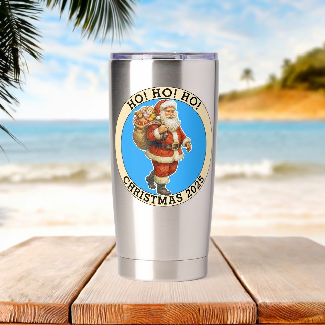 Merry Christmas Thermobecher (Strand (gedreht))