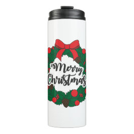 Merry Christmas Thermosbecher