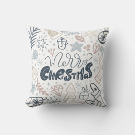 Merry Christmas Throw Pillow – Cozy Holiday Decor Kissen