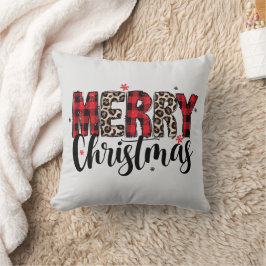 Merry Christmas Throw Pillow Kissen