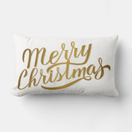 Merry Christmas Throw Pillow Lendenkissen