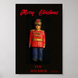 MERRY CHRISTMAS TOY SOLDIER POSTER