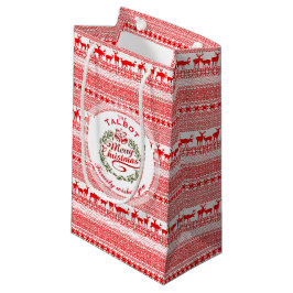 MERRY CHRISTMAS Traditionelles personalisiertes S Kleine Geschenktüte
