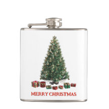 Merry Christmas. Tree (design 1) with gifts