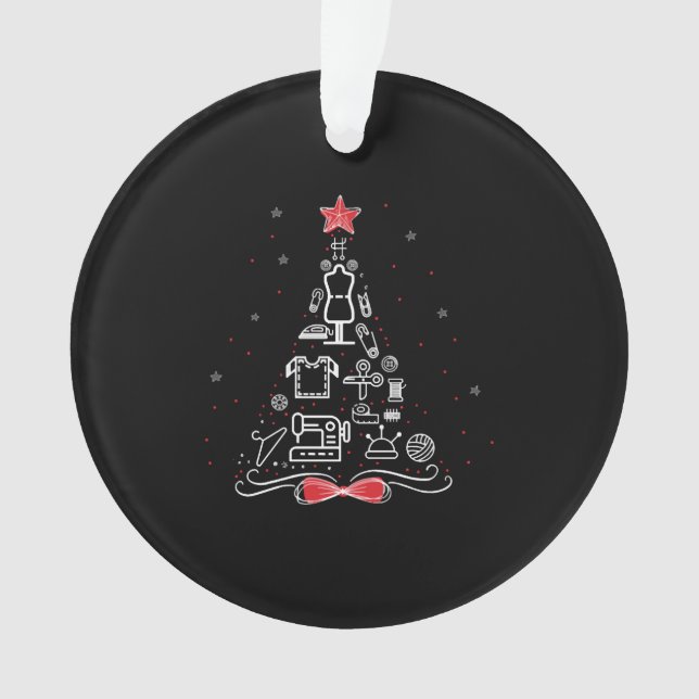 Merry Christmas Tree Sewing crochet Outils, (devant)