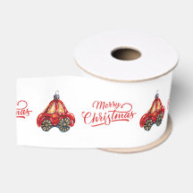 Merry Christmas Tree Vitnage Car Ornament