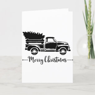 MERRY CHRISTMAS TRUCK STYLE FEIERTAGSKARTE