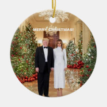 MERRY CHRISTMAS TRUMP ORNANAMENT
