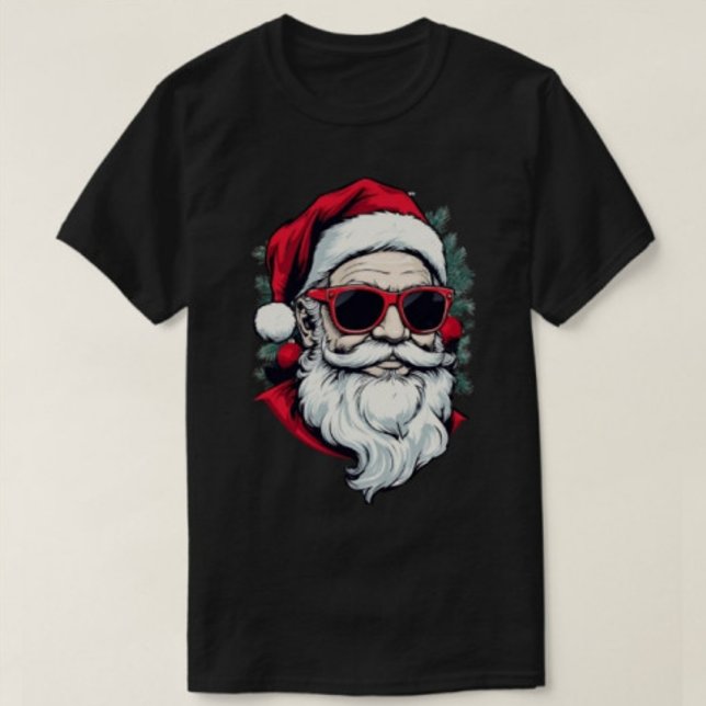 Merry Christmas Typography Black Men tshirts  (Créateur téléchargé)