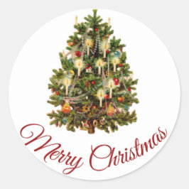 MERRY CHRISTMAS UMSCHLAG AUFKLEBER STICKER