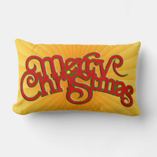 MERRY CHRISTMAS - Vintage Weihnachtsentwürfe Lendenkissen