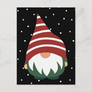 MERRY CHRISTMAS Winterurlaubsgnome Postkarte