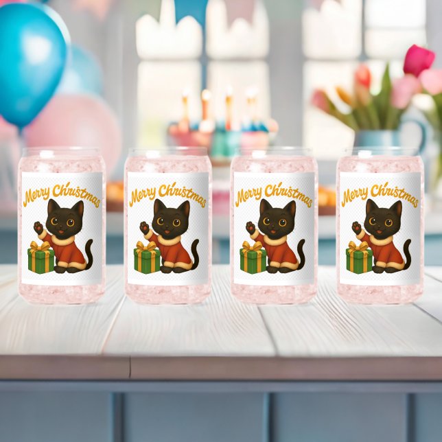Merry Christmas with Emi the Black Cat Dosenglas (Insitu (Baby Party))