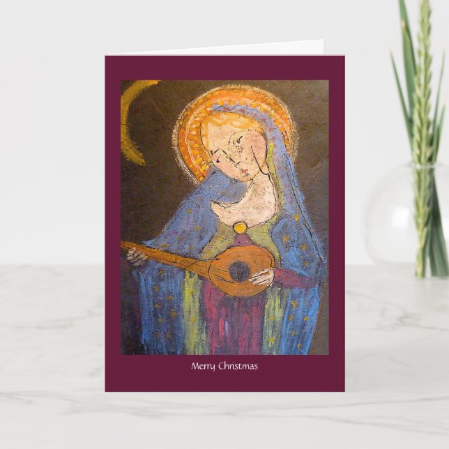 Merry Christmas with Mary card Karte (Vorderseite)