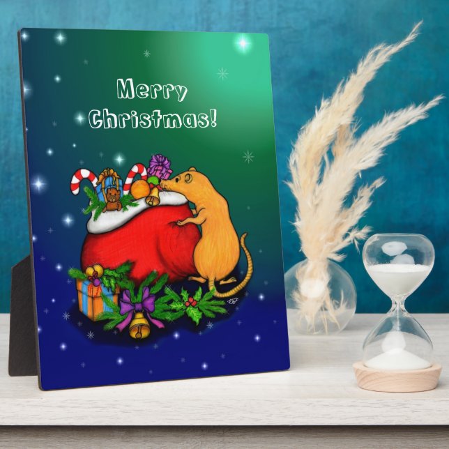 Merry Christmas with Rat Prince Fotoplatte (Seite)
