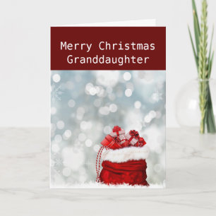 *MERRY CHRISTMAS* zu unseren *GRANDDAUGHTER* CHRIS Feiertagskarte