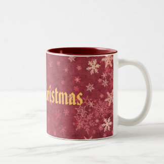 Merry Christmas Zweifarbige Tasse
