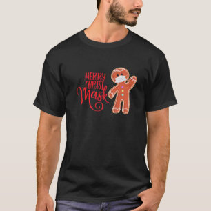 Merry Christmask Funny Christmas Lebkuchen mit T-Shirt