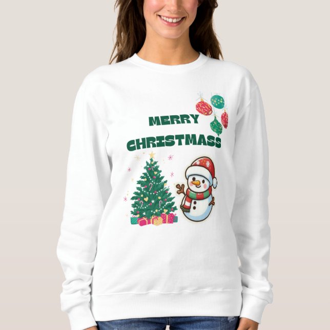 Merry Christmasse Sweatshirt (Vorderseite)