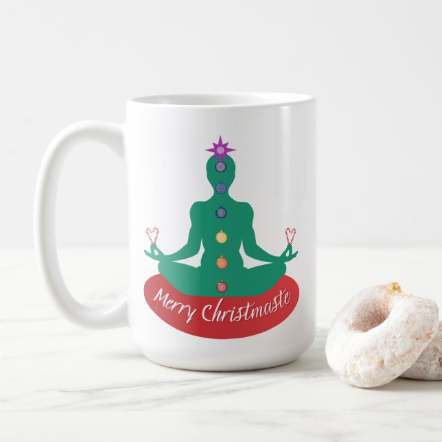Merry Christmaste Kaffeetasse (Mit Donut)