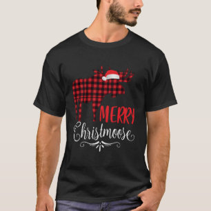 Merry Christmoose Family Pajamas Moose T-Shirt