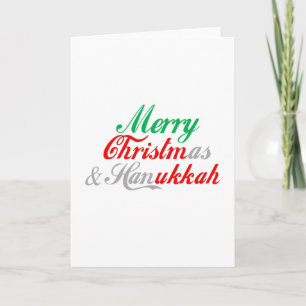 MERRY CHRISTMUKKAH FEIERTAGSKARTE