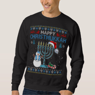 Merry Christmukkah Jewish Hanukkah Weihnachten Ugl Sweatshirt