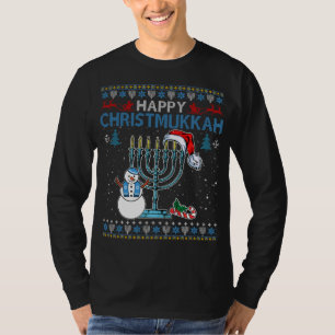 Merry Christmukkah Jewish Hanukkah Weihnachten Ugl T-Shirt