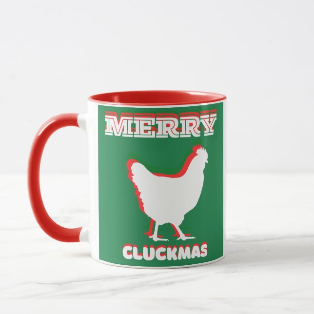 Merry CLUCKMAS tasse à café (Gauche)