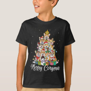 Merry Corgmas Corgi Weihnachtsbaum Fairy Lights Do T-Shirt