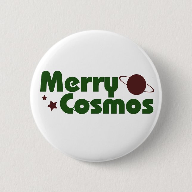 Merry Cosmos Button (Vorderseite)