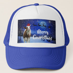 Merry Cowristmas Weihnachten Urlaub Truckerkappe