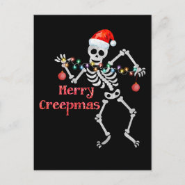 Merry Creep mas Funny Weihnachten Skelett
