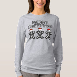 Merry Creepmas Skeleton Gingerbread Men T-Shirt