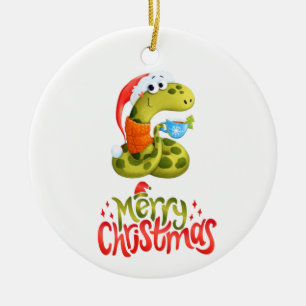 Merry Cristmas Keramik Ornament